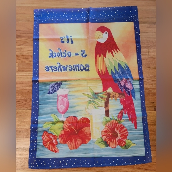 It's 5 O'clock Somewhere‎ Large Garden Flag - Picture 4 of 4